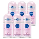 BEIERSDORF Pearl Beauty RollOn 72h AntiTranspirantschutz 6 x 50 ml
