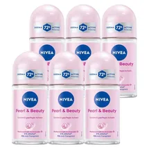 BEIERSDORF Pearl Beauty RollOn 72h AntiTranspirantschutz 6 x 50 ml