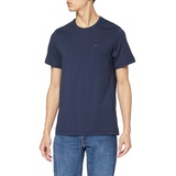 Tommy Jeans T-Shirt Kurzarm TJM Original Slim Fit, Blau (Black Iris), XL