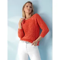 Heine Strickpullover orange 38