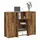vidaXL Empfangstheke Altholz-Optik 135x50x103,5 cm Holzwerkstoff