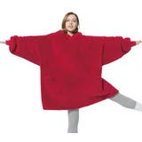 BEDSURE Hoodie Decke mit Ärmeln - Tragbare Decke zum Anziehen Erwachsene Kuschelpullover, Warm Kuscheldecke mit Ärmeln weich Ärmeldecke als Geschenke für Frauen Freundin Mütter