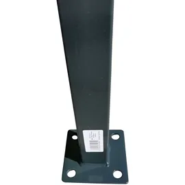 PEDDY SHIELD Zaunpfosten Höhe, 110 cm anthrazit, Zum Aufschrauben)