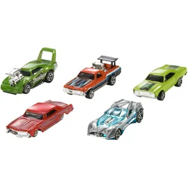 Mattel Hot Wheels Set mit 10 Fahrzeugen bunt 1:64