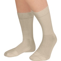 Fußgut Diabetikersocken »Venenfeund Sensitiv Socken«, (2 Paar), beige