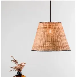 faro BARCELONA Sumba 1-flg. 15 W 40 cm schwarz/rattan