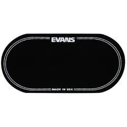 Evans EQPB2 EQ Patch Fellschoner Schwarz Double
