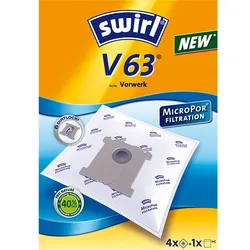 Swirl V 63 MicroPor Zylinder-Vakuum Staubbeutel