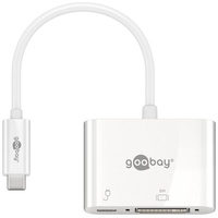 Goobay 62108 USB-C auf DVI Adapter mit 60 W