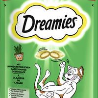 Dreamies Portionsbeutel Mega Pack Katzenminze Geschmack