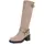 Ital-Design High Heel in Hellbraun | Gr.: 36