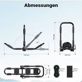 Wiltec Kajak Dachträger