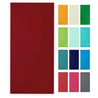 ZOLLNER Strandtuch rot 100x200 cm, Oeko-Tex® Standard 100, Badtextilien,