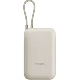 Xiaomi 22.5W Power Bank incl. Integriertem Kabel 10000mAh, beige - Rosa