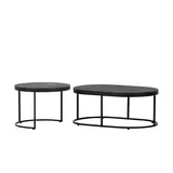 Sofa.de Couchtisch 2er Set ¦ schwarz
