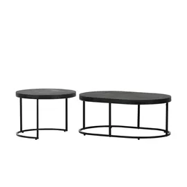 Sofa.de Couchtisch 2er Set ¦ schwarz