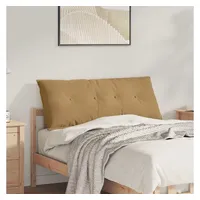 vidaXL Rückenkissen 120 x 50 cm braun 1-tlg.
