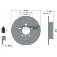 Textar Bremsscheibe PRO