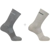 Salomon Evasion Crew 2-Pack 2 Paare Beige 39-41