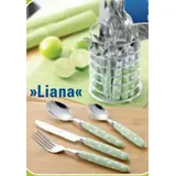 Esmeyer Liana 24-tlg. mit Besteckkorb