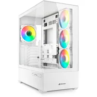 Sharkoon AK6 RGB White, Glasfenster