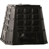 UBBINK Nature Kompostsilo Bin 400 l, schwarz, faltbar - H80 x 88,5 x 88,5 cm