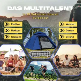 Lumaland Pop Up Kuppelzelt Blau