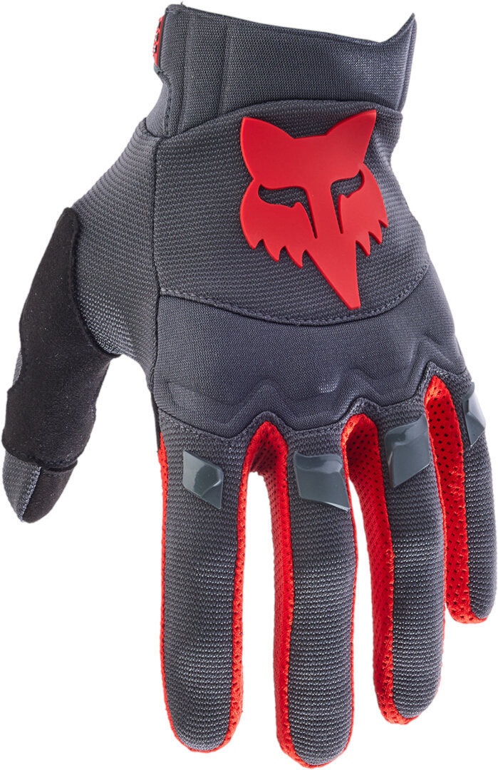 FOX Dirtpaw CE Motorcross handschoenen, grijs-rood, S