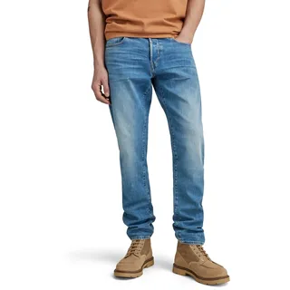 G-Star 3301 Regular Tapered Jeans - Mittelblau - Herren 51003-B631-A795