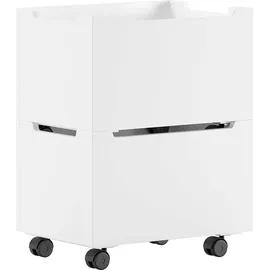 Vipack Hausbett Forrest 90 x 200 cm Buche massiv lackiert weiß