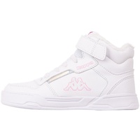 Kappa Unisex Kinder Mangaan II Ice Sneaker, White Multi, 34 EU