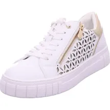 Marco Tozzi Plateausneaker Gold/Weiß 39