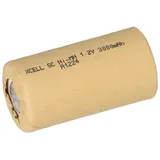 XCell Einzelzelle Sub-C Ni-MH 1,2V 3000mAh Pappmantel