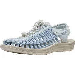 Sandale KEEN "UNEEK CANVAS", Damen, Gr. 39, ballad blau, ballad blau, Synthetik, Textil, Schuhe Sandale