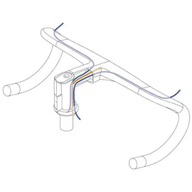 Deda Alanera Dcr 28.6 Mm Integrierter Lenker - Black - 130 mm