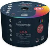 MediaRange CD-R 700MB 52x bedruckbar 50er Spindel