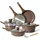 just perfecto household appliances JUST PERFECTO Pfannen-Set 12-tlg. 24 cm + 28 cm