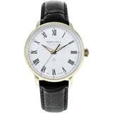 Marschall Original Herren-Funkarmbanduhr Clasico Oro Blanc Armbanduhr Funkuhr