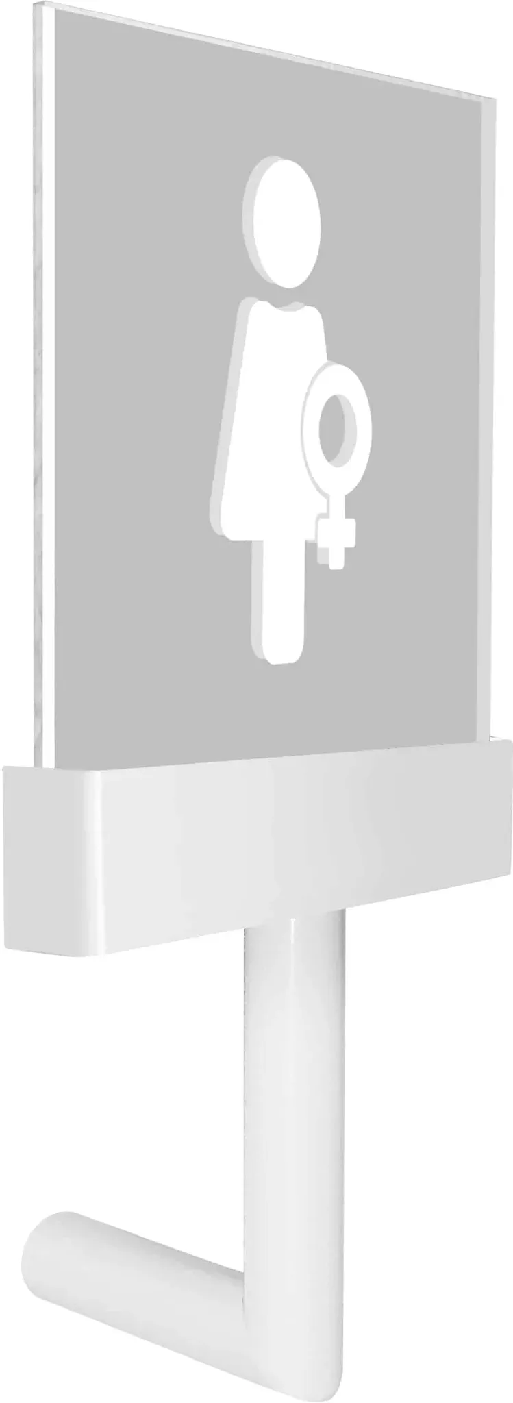 qles LBFB0625 Licht-Board Frontal, für Merten System-M, beleuchtet/LED/warmweiß (3000k), Aktivweiß glänzend, brillant, IP44
