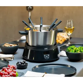 CASO Design 2282 Fondue-Set 10 tlg. schwarz