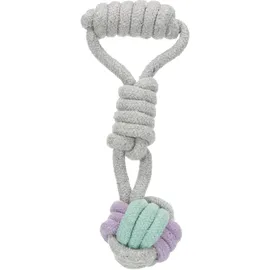 Trixie Junior Knoten-Ball am Tau 23 cm Beige