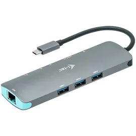 iTEC i-tec USB-C Metal Nano Docking Station mit 4K HDMI LAN und PD 100W