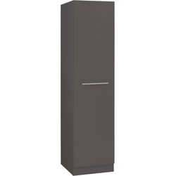 Seitenschrank WIHO KÜCHEN „Flexi2“ Schränke Gr. B/H/T: 50 cm x 200 cm x 57 cm, front und korpus: anthrazit Seitenschrank