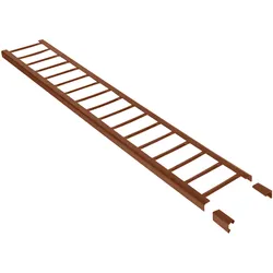 Schneefanggitter 15cm hoch, 1,5m lang, rotbraun