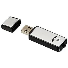 Hama FlashPen Fancy 16 GB schwarz/silber 00090894