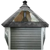 Wolff Finnhaus Glasdachelement Grillkota 9 de luxe Transparent