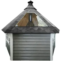 Wolff Finnhaus Glasdachelement Grillkota 9 de luxe Transparent