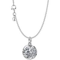 Pandora Damen-Kette Silber Geschenkset Kirschblüte
