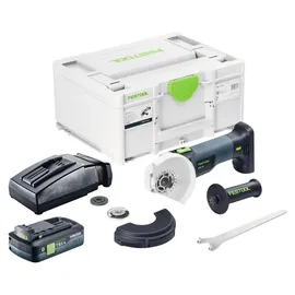 Festool AGC 18-125 EB-Basic inkl. 1x Akku 4,0 Ah + Ladegerät + Systainer