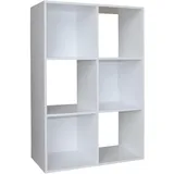 Hti-Living Standregal 60 x 90 x 30 cm Weiß